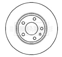 BORG & BECK Тормозной диск BBD4297